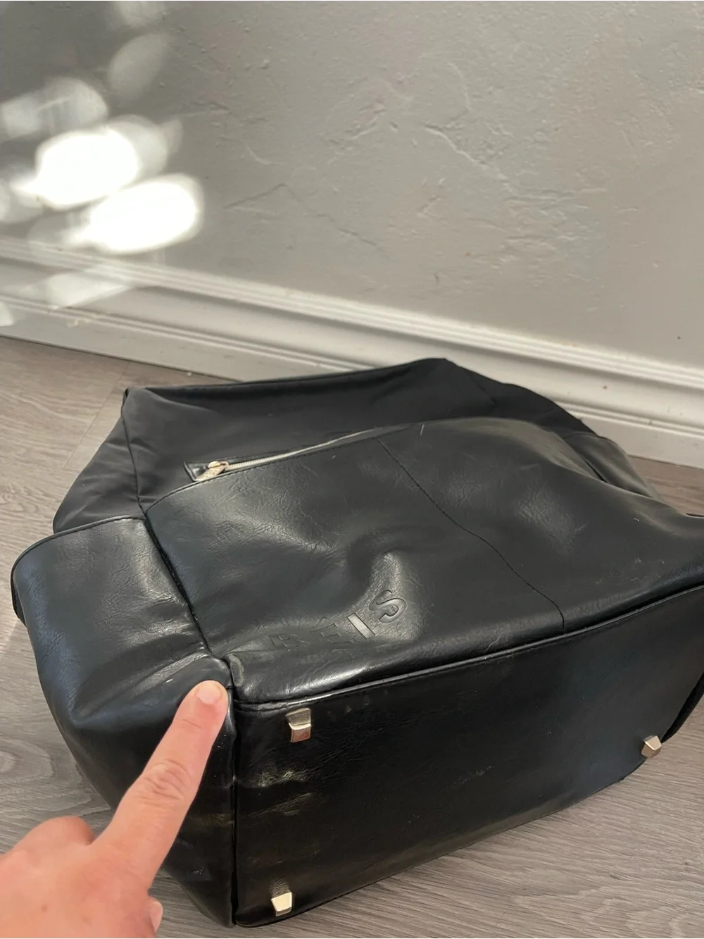 BEIS the Backpack diaper bag in black